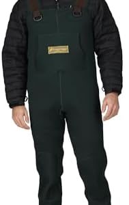 FROGG TOGGS Men's Amphib Neoprene Waterproof Fishing Bootfoot Chest Wader for Fishing, Cleated, 10