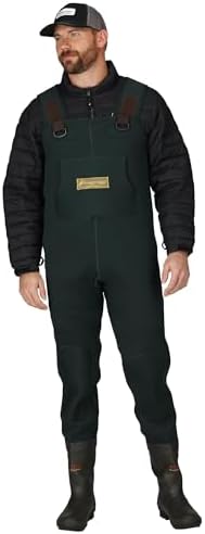 FROGG TOGGS Men's Amphib Neoprene Waterproof Fishing Bootfoot Chest Wader for Fishing, Cleated, 10